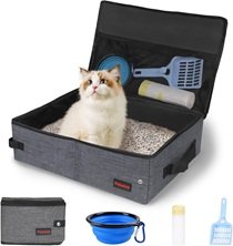 Peipaws Portable Cat Travel Litter Box