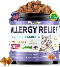 Cat Allergy Relief Chews – 500 Crunchy & Creamy Treats