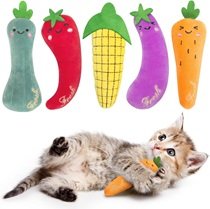 ETEKYER Catnip Cat Toys, Safe Teeth Cleaning Cat Nip Toys
