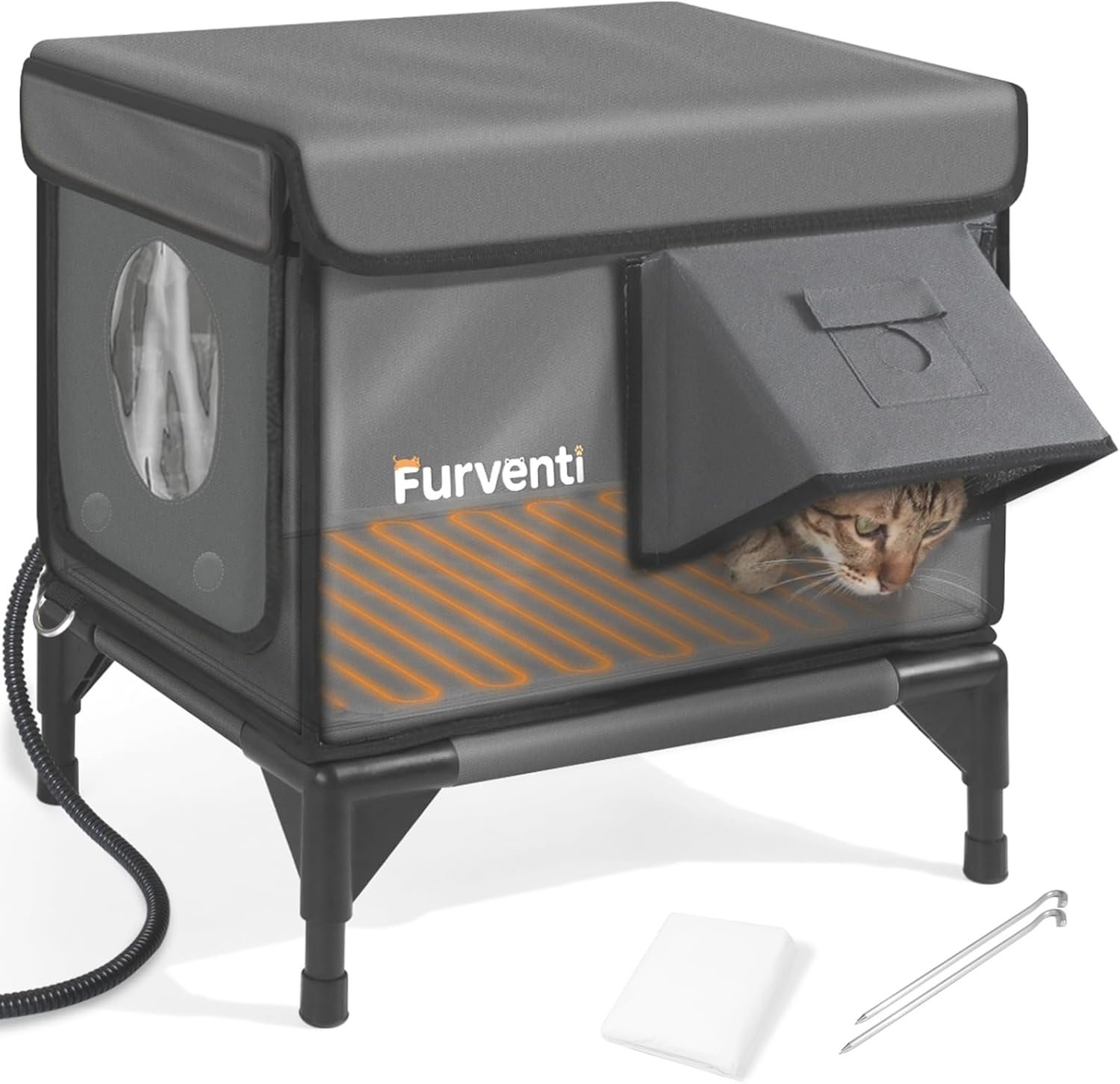 Heated Cat House for Outside