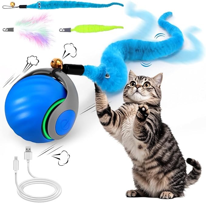 Interactive Cat Toy Ball - Speedy Cat Toys