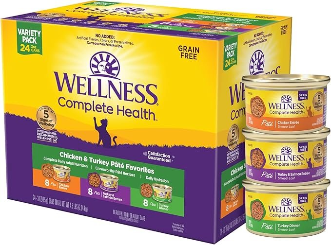 Wellness Complete Health Pate Adult Wet Cat Food