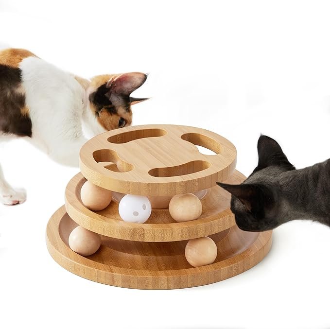 ZOMISIA Cat Ball Track Toy
