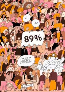 89 % vill ha riktig klimatpolitik