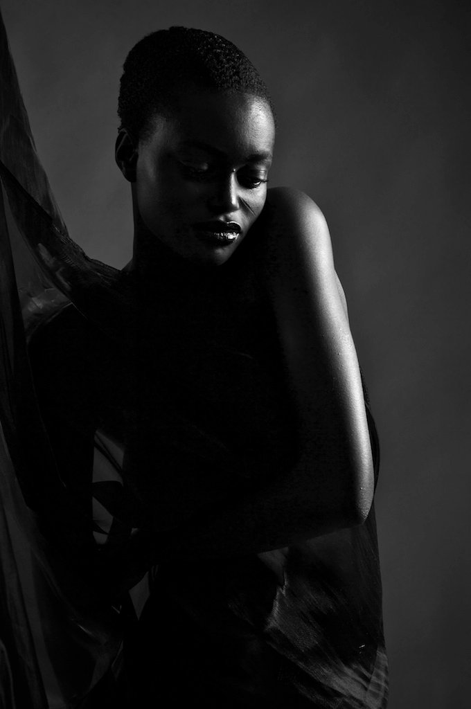Sensual black woman |  | Black and white nude photography by Michael Klinkhamer