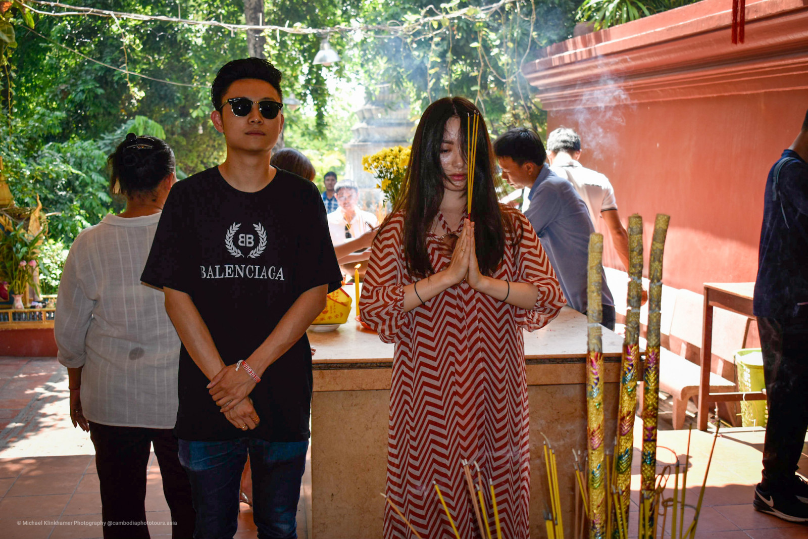 Wat Phnom, the primary temple location in Phnom Penh