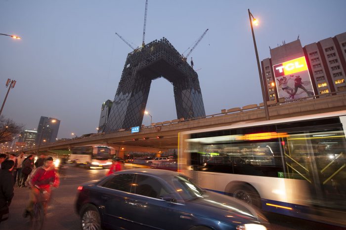 streets of Beijing at night