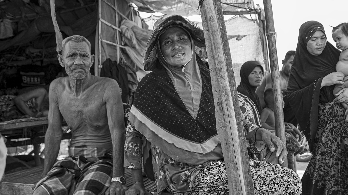 Cham family in Phnom Penh Cambodia