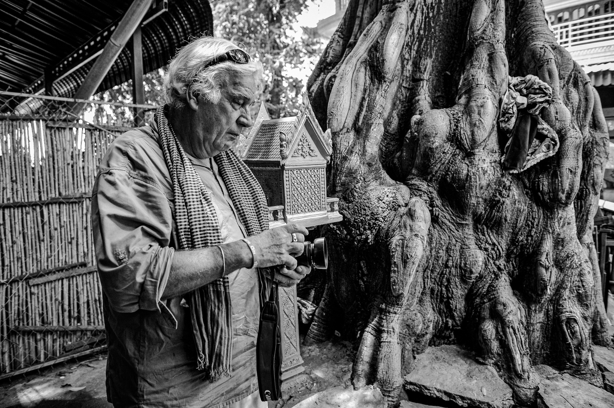 Tim Page in Phnom Penh 2013