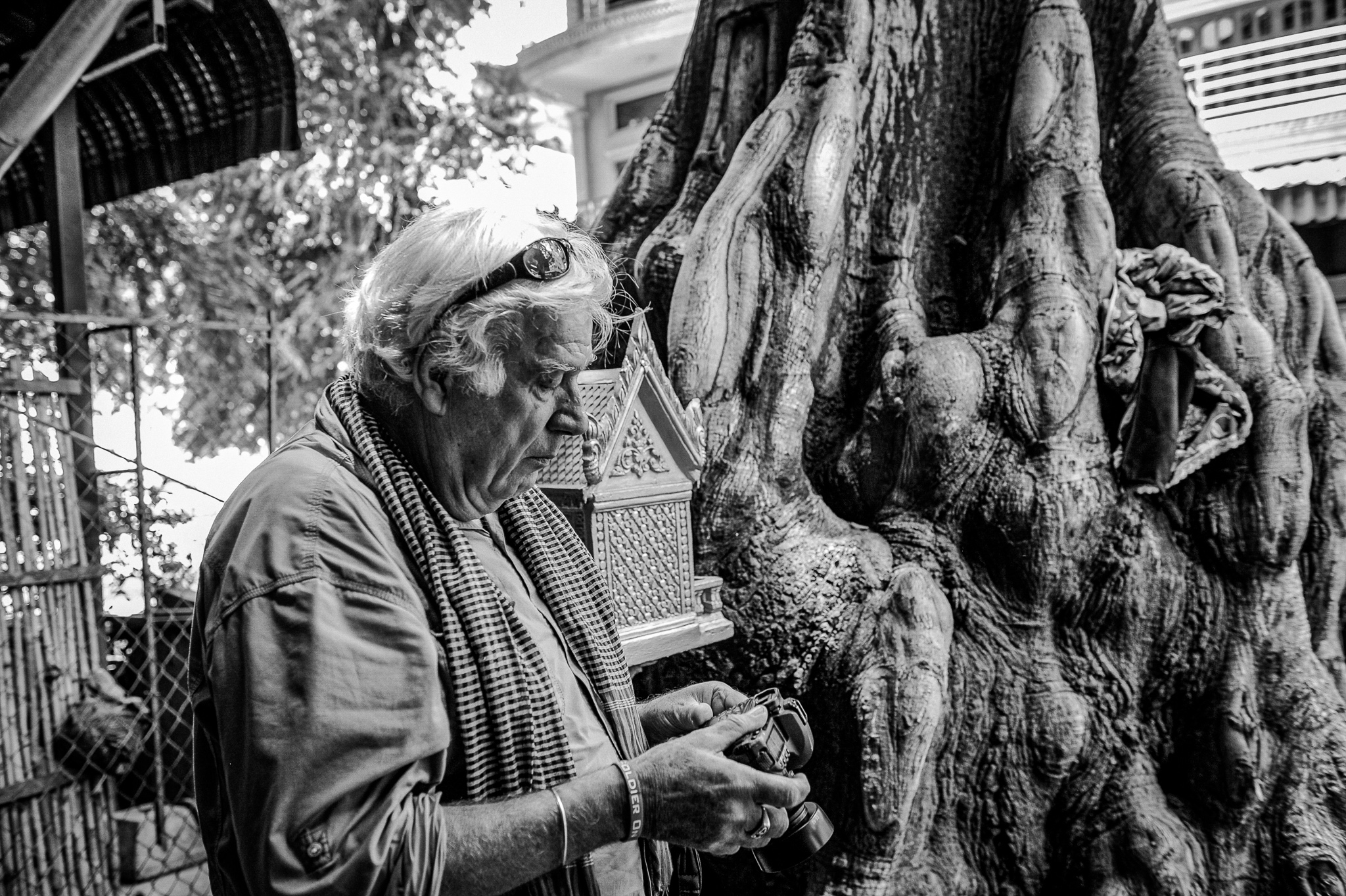 Tim Page in Phnom Penh 2013