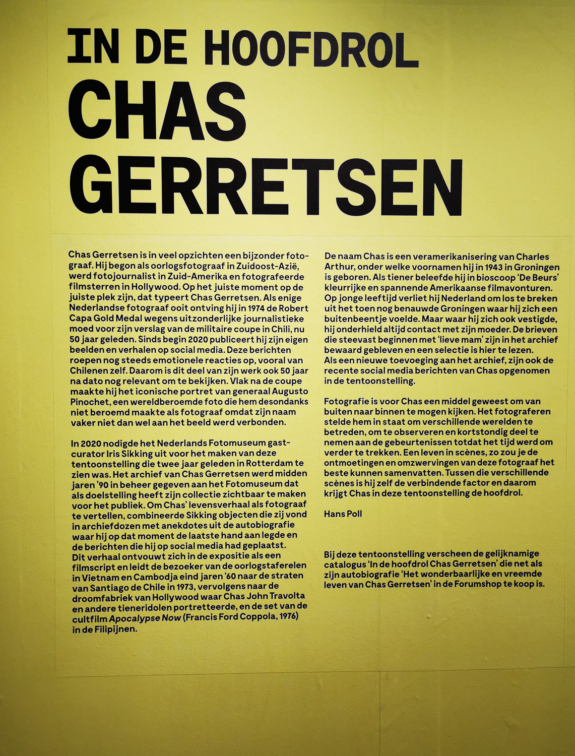 Chas Gerretsen Bio