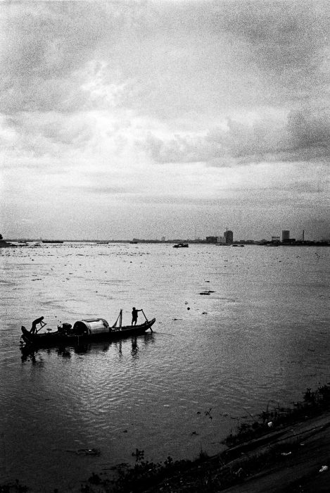 views over the Mekong river near Phnom Penh- Cambodia