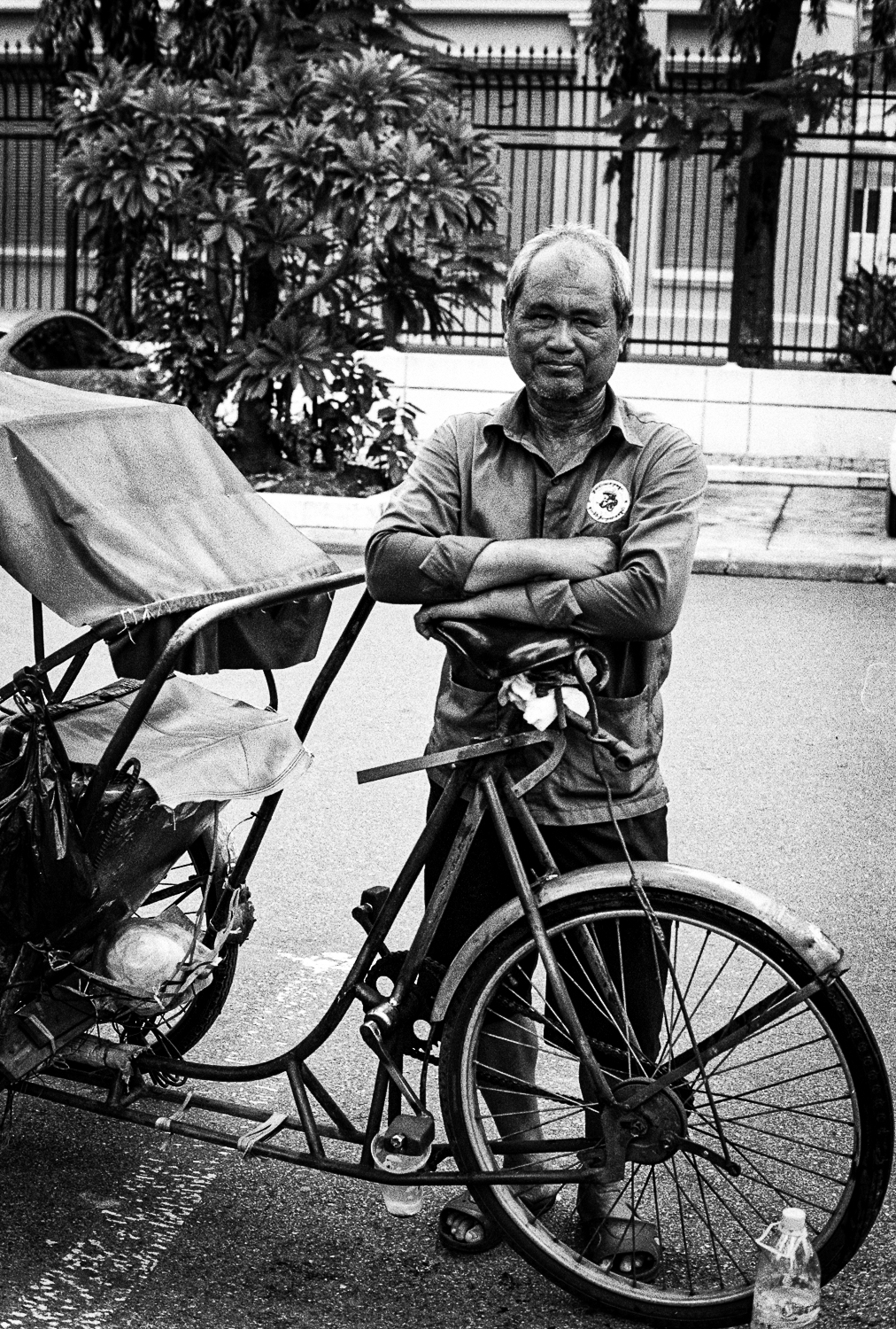 Rickshaw driver in Phnom Penh