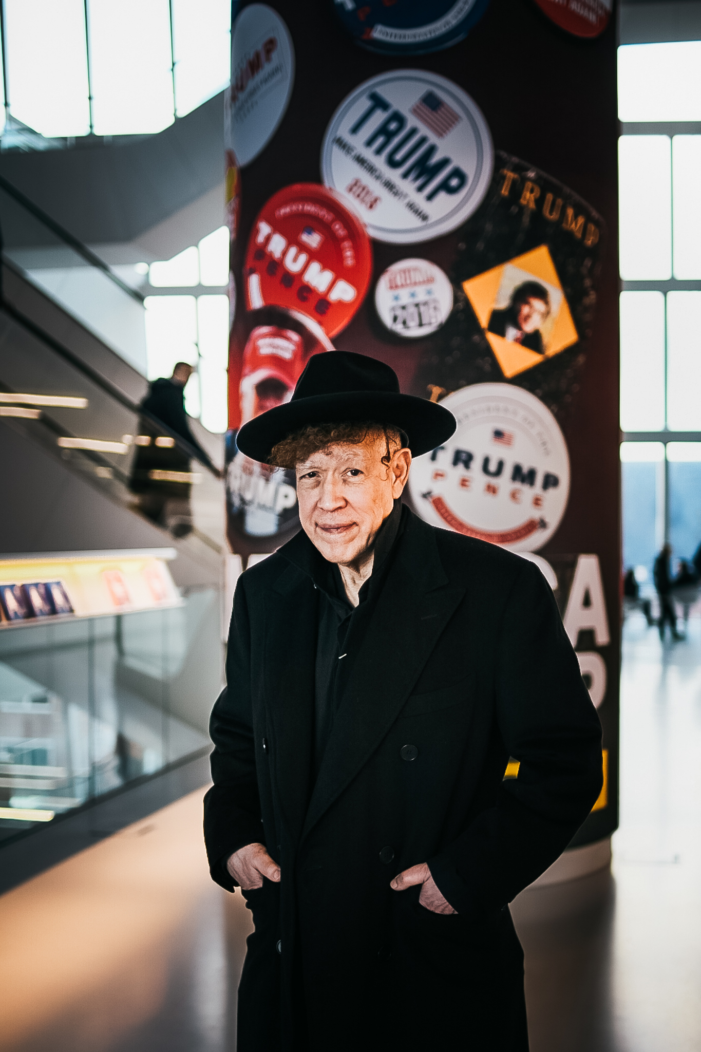 Andres Serrano at the Trump exhibition Groningen Forum