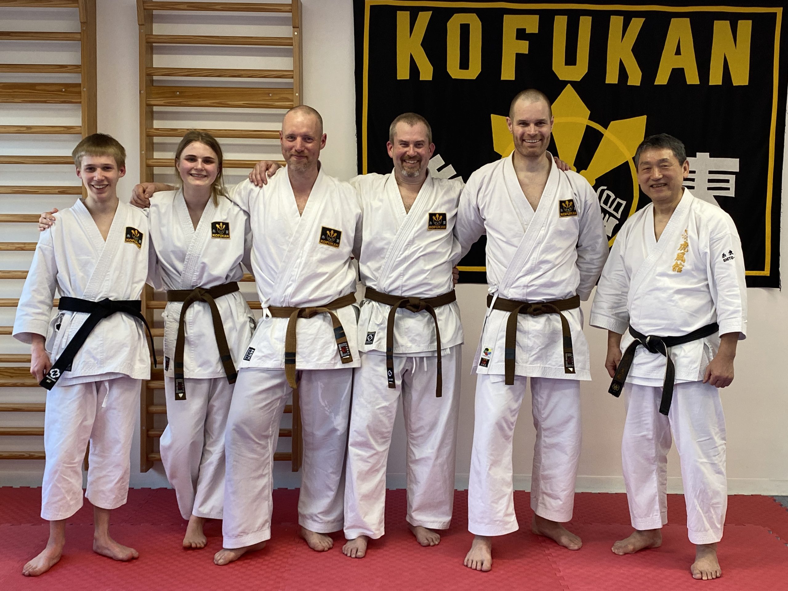Nye sortbælter i Kofukan Karate Ballerup