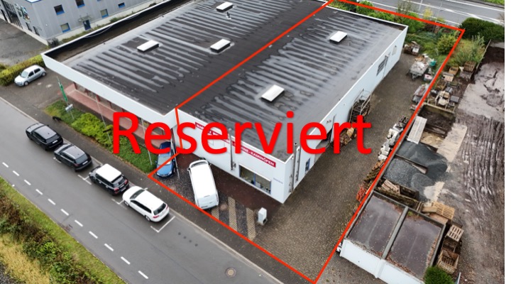 Moderne Gewerbehalle mit Büro- und Lagerfläche in verkehrsgünstiger Lage von Werdohl zu verkaufen!