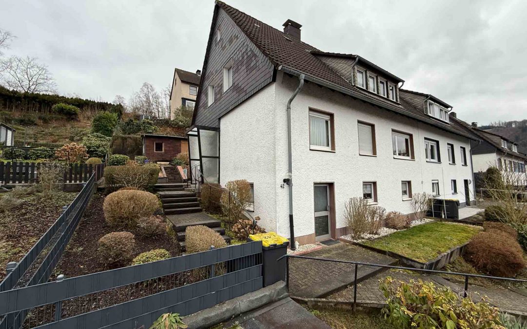 Doppelhaushälfte mit 125qm Wohnfläche in beliebter Lage von Werdohl-Ütterlingsen zu verkaufen!