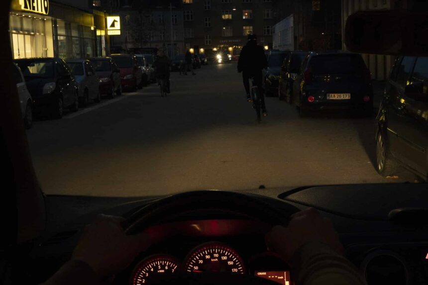 Foto Cyklister uden lys