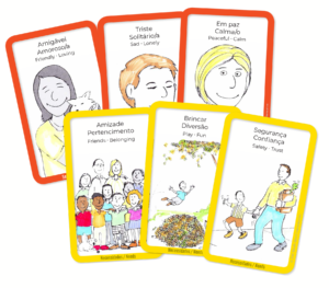 Free Feeling and needs cards Portuguese