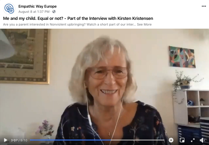 Kirsten Kristensen teaching NVC course online