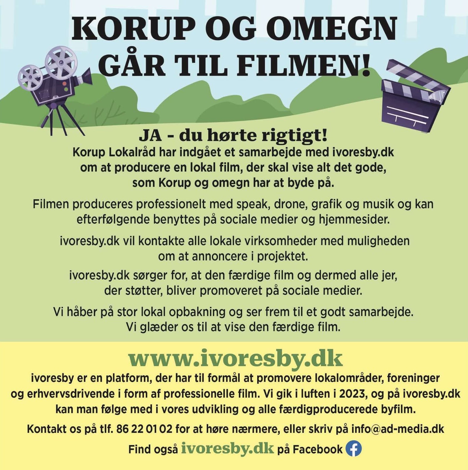 ivoresby.dk optager en film om Korup og omegn