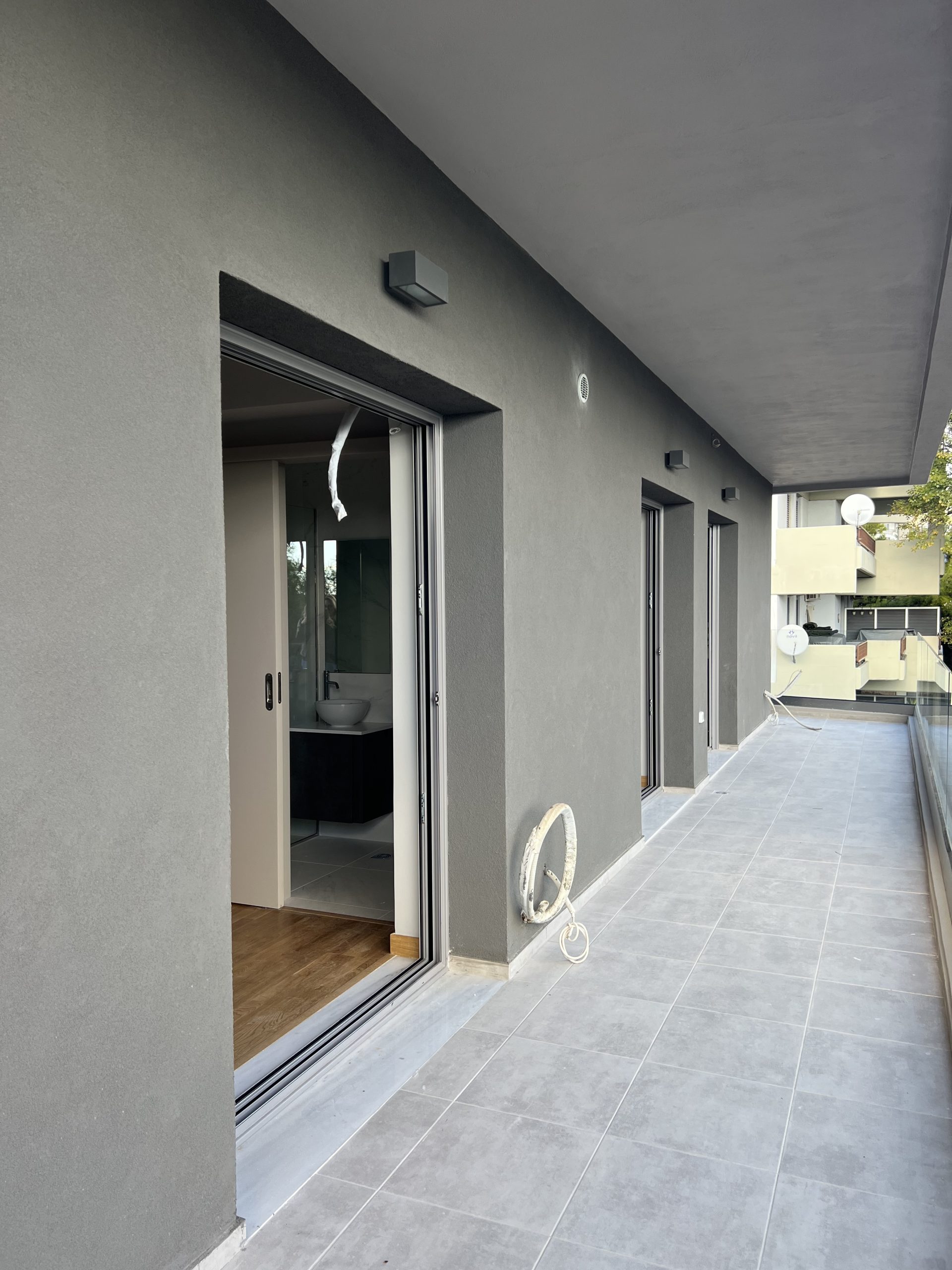 Front balcony of the penthouse