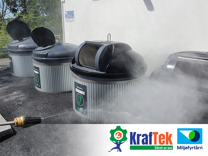 Kraftek AS - Vask og desinfisering av alle typer avfallsbrønner