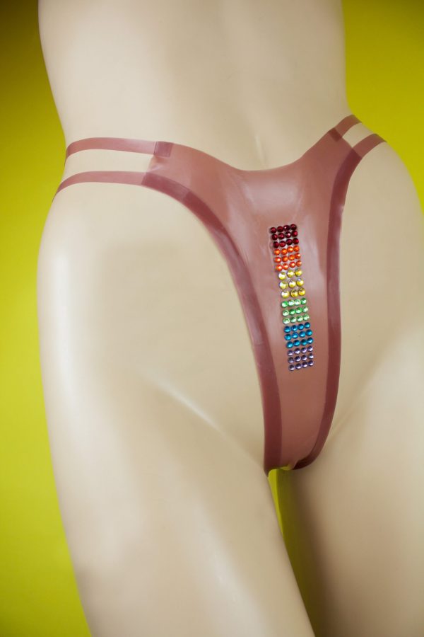 LGBTQ+ Pride Flag Thong ( PICK YOUR COLOUR ) - Image 2