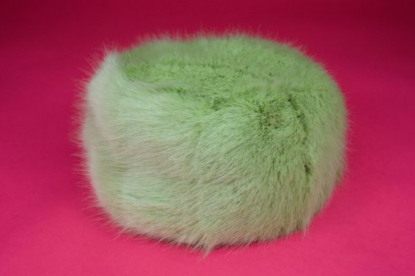 Russian Faux Fur Hat / Green, Red, Fuchsia and Multicolour - Image 4