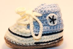 baby bootie converse style