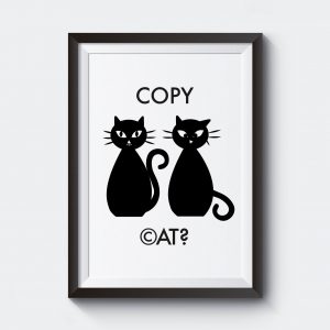 Poster med katter copy cat.