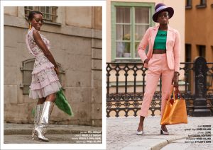 krullmag.com. influencer Chrystelle Eriksberger in SS18 fashion