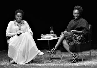 Author Chimamanda Ngozi Adichie talk with Amie Bramme Sey