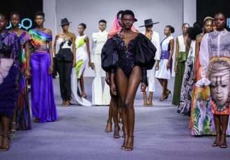 runway carousel at glitz african fashion week 2019
