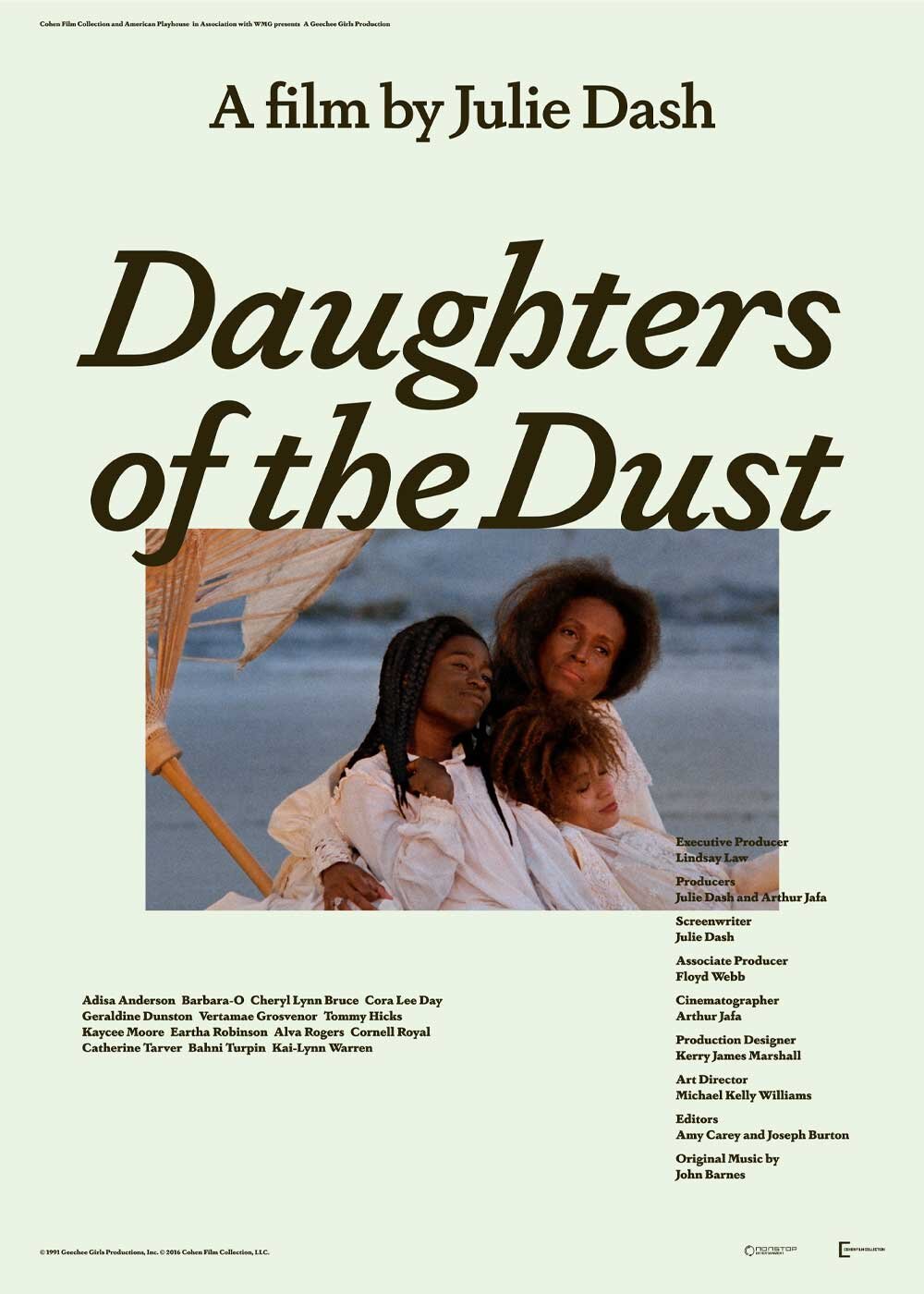 film poster for Daughters of the Dust by Julie Dash