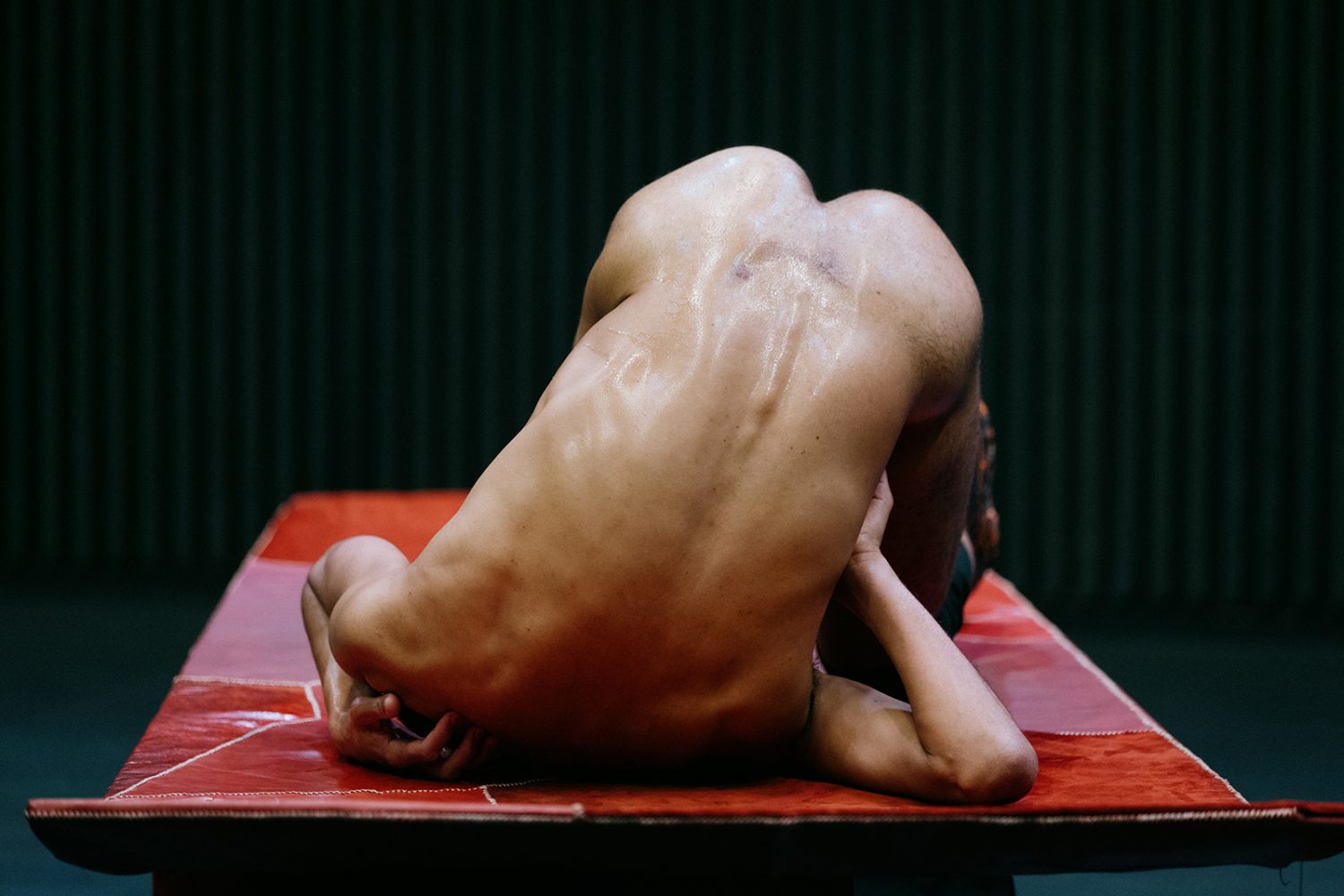 Dancer, choreographer Harald Beharie performing Batty Bwoy