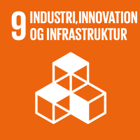 Verdensmål Nr. 9 industri, innovation og infrastruktur ikon