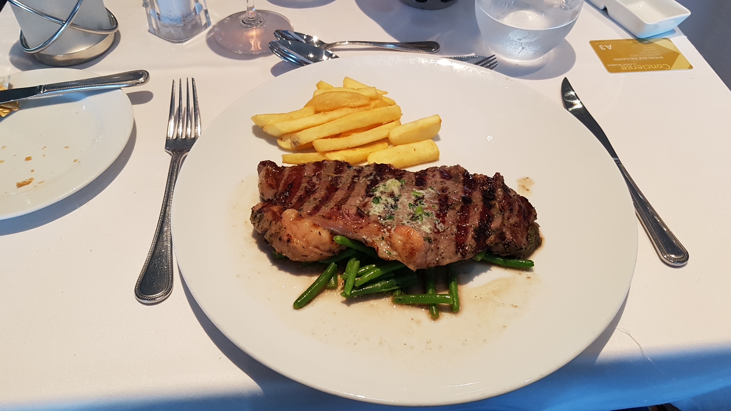 Steak in Moonlight Sonata on Celebrity Eclipse