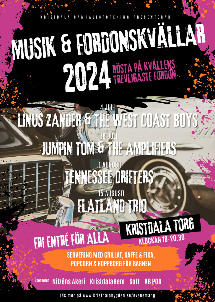 Musik & fordonskvällar 2024