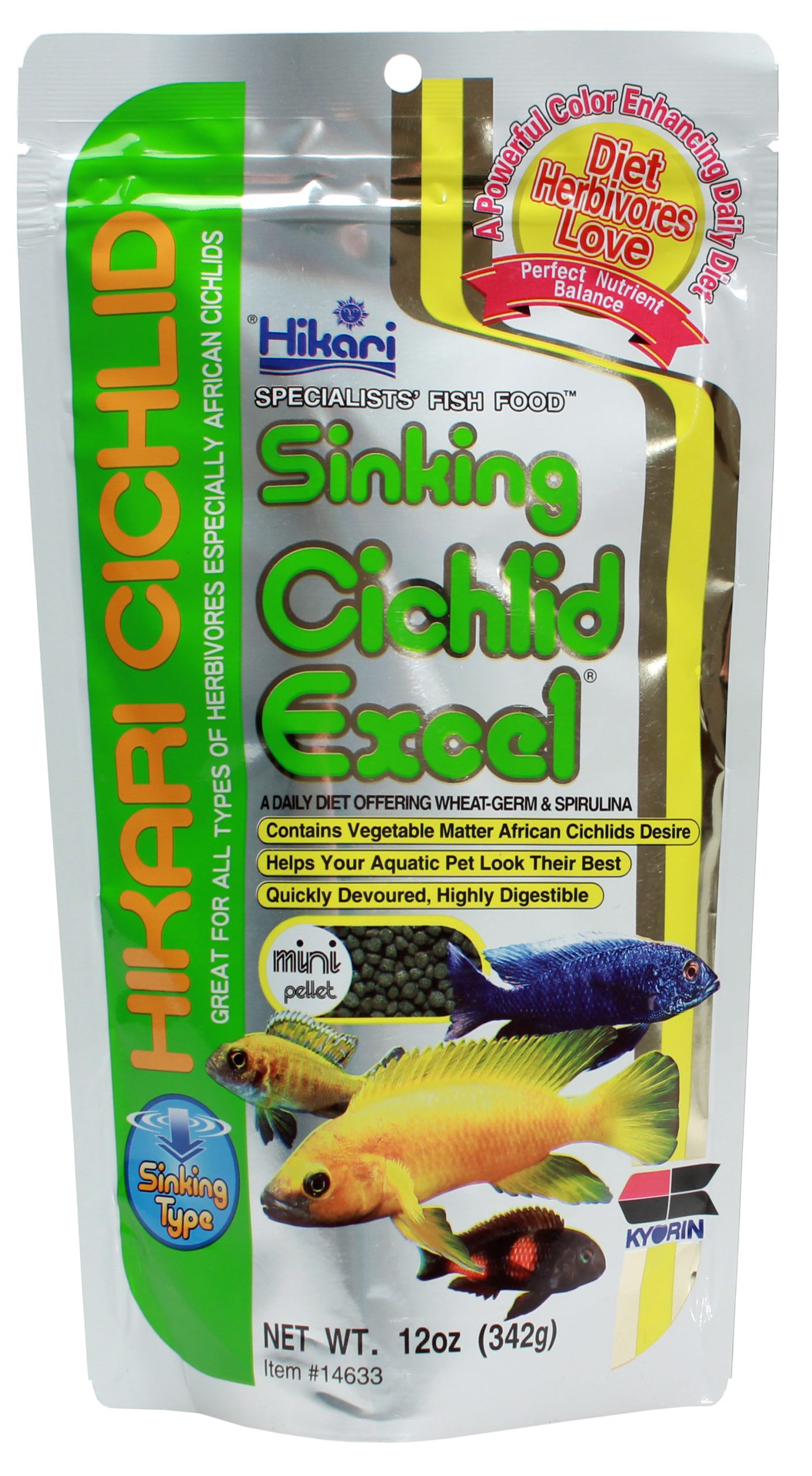 Hikari Sinking Ciklid Excel Mini 342g