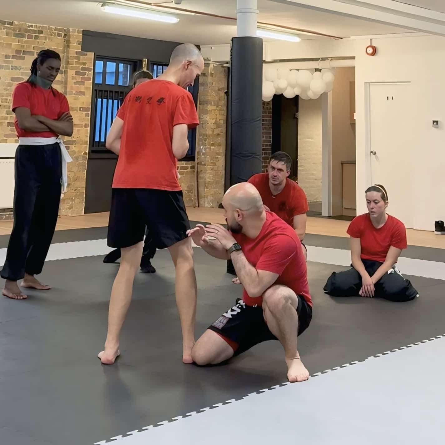 two people doing kung fu