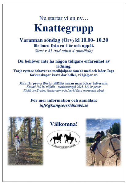 Hemsida Knatte söndagar HT 25