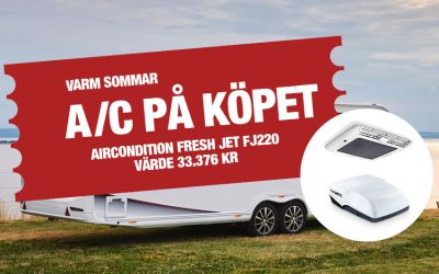 A/C på köpet! Inbyteskampanj på ny KABE 2022 husvagn