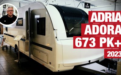 Mikael visar runt i en Adria Adora 673 PK – 2023