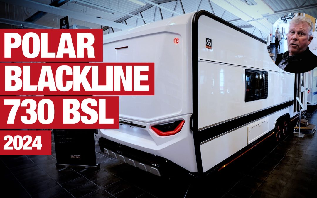 Ove visar upp Jubileumsvagnen Polar Blackline 730 BSL – 2024