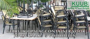 VOORDELEN GEBRUIK OPSLAGCONTAINER VOOR ZAAK