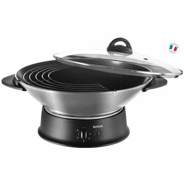 Wokpanne Tefal WO3000 Svart Aluminium 1200 W