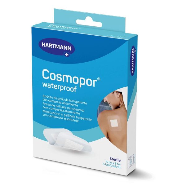 Plaster Hartmann Cosmopor Vanntette 10 x 8 cm 5 enheter