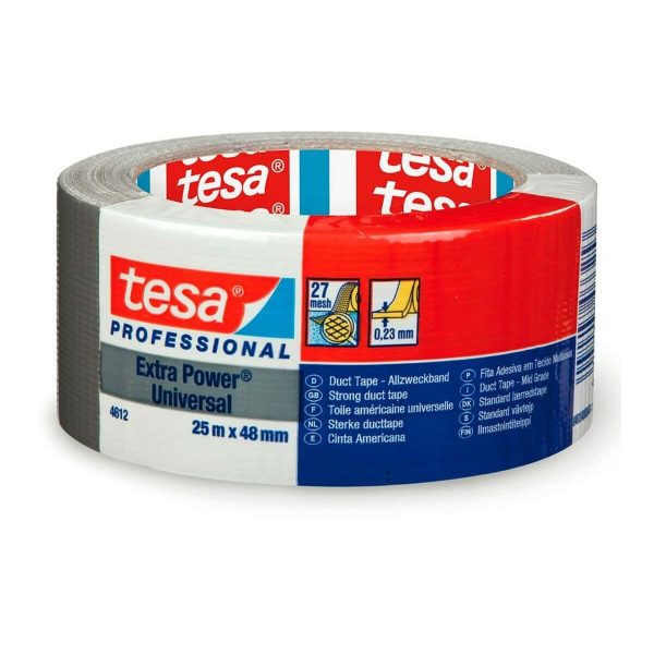 Gaffateip TESA Sølv (25 m x 48 mm)