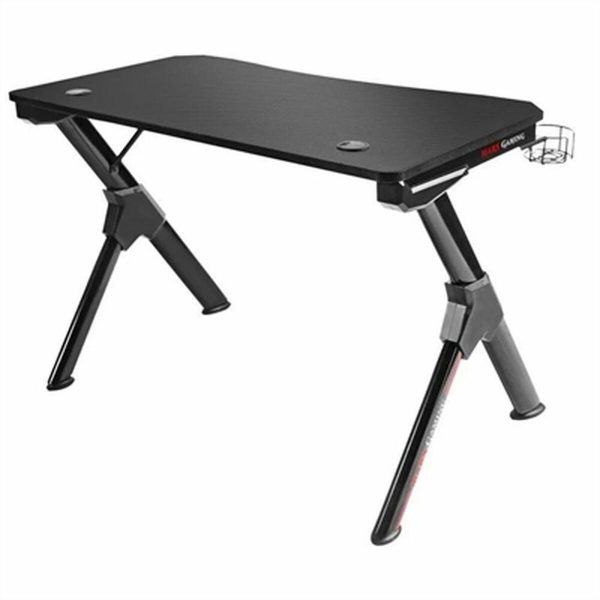 Skrivebord Mars Gaming MGDXLW Hvit Svart Stål 160 x 60 cm (160 x 60 cm)